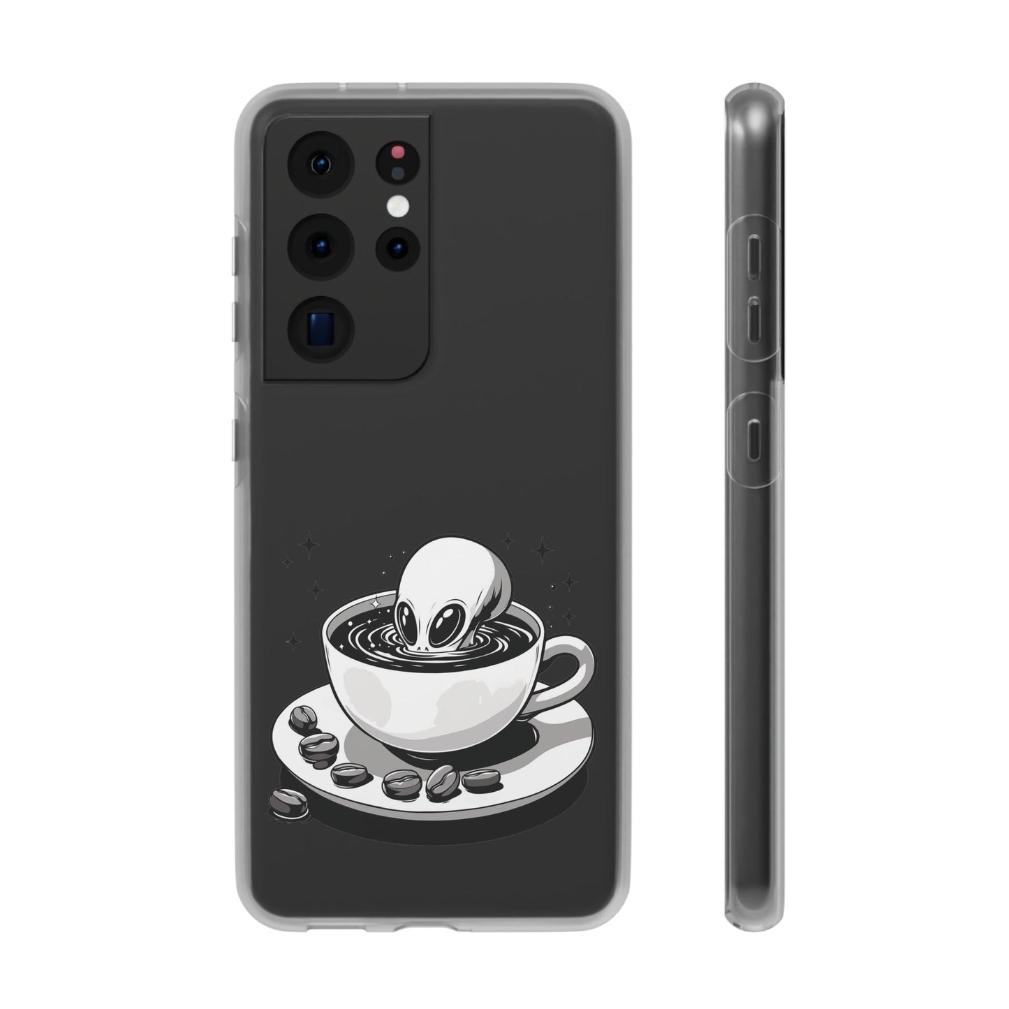 Samsung Flexi Cases | Alien in Coffee