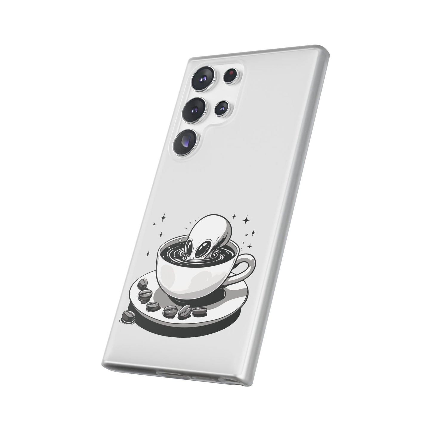 Samsung Flexi Cases | Alien in Coffee