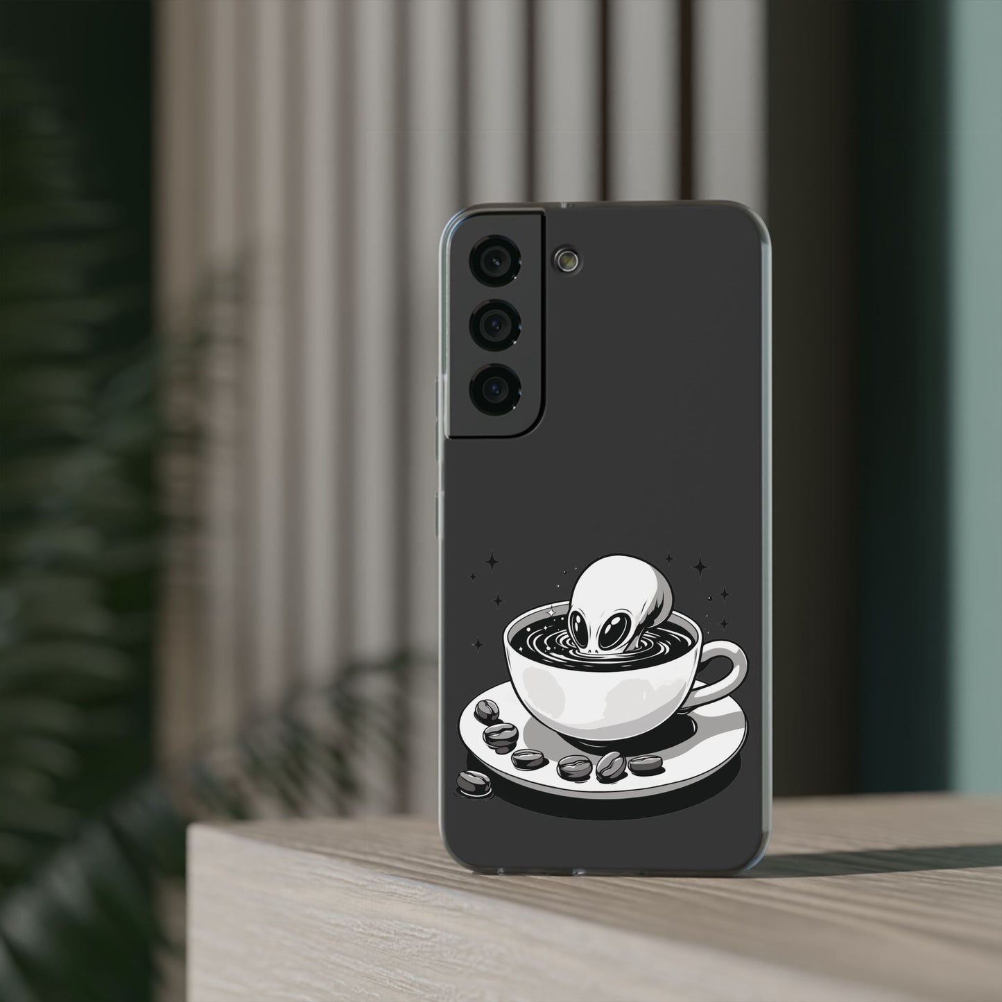 Samsung Flexi Cases | Alien in Coffee
