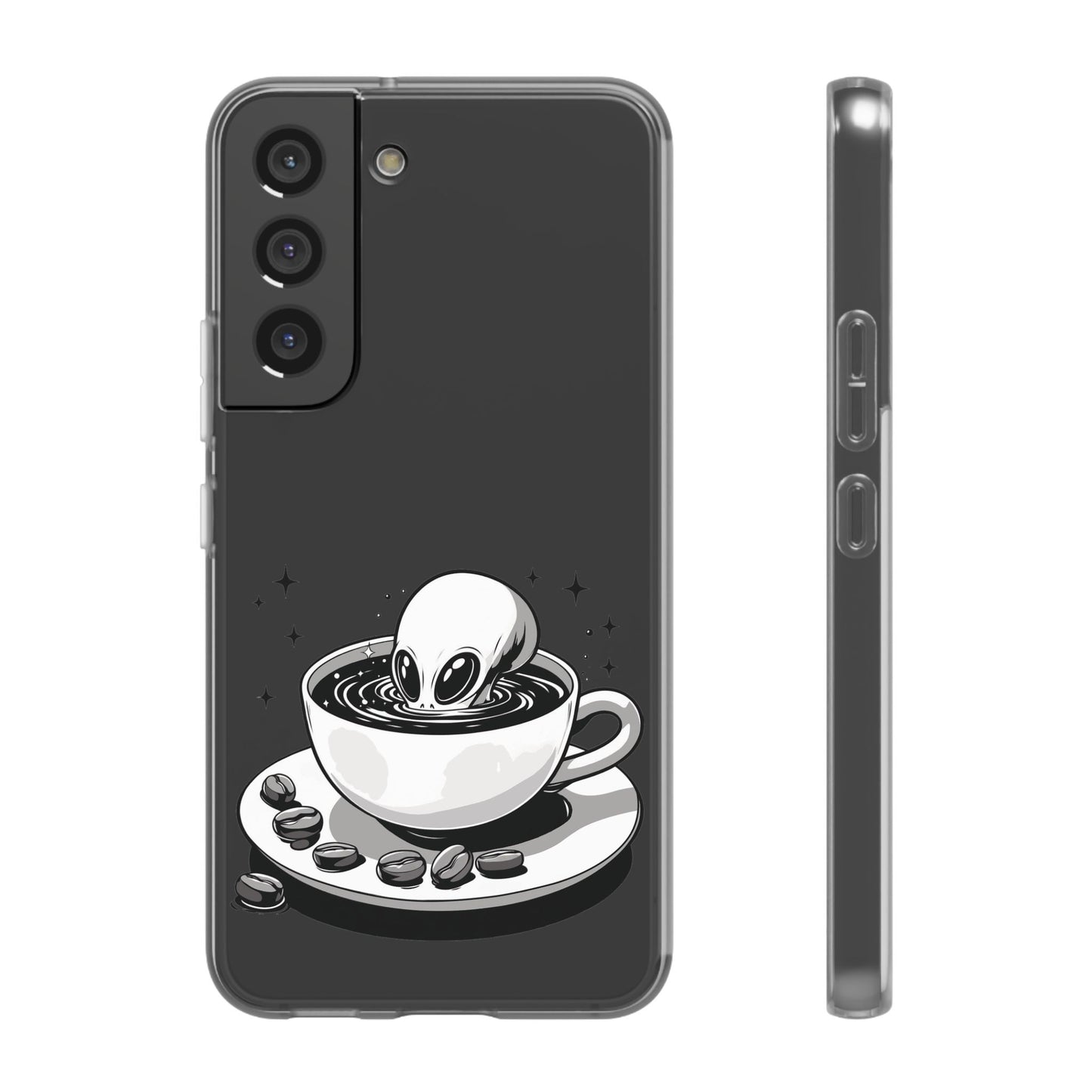 Samsung Flexi Cases | Alien in Coffee