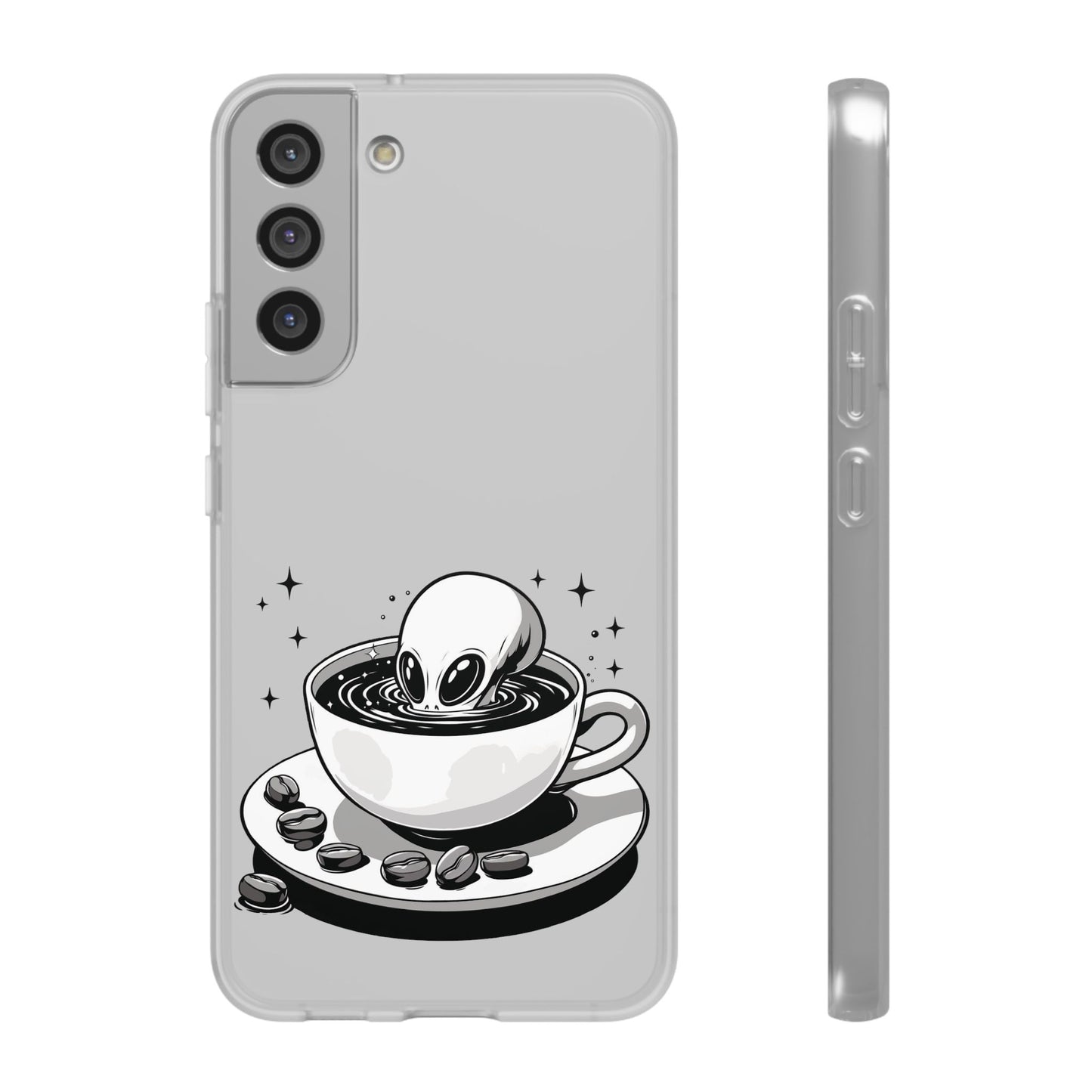 Samsung Flexi Cases | Alien in Coffee