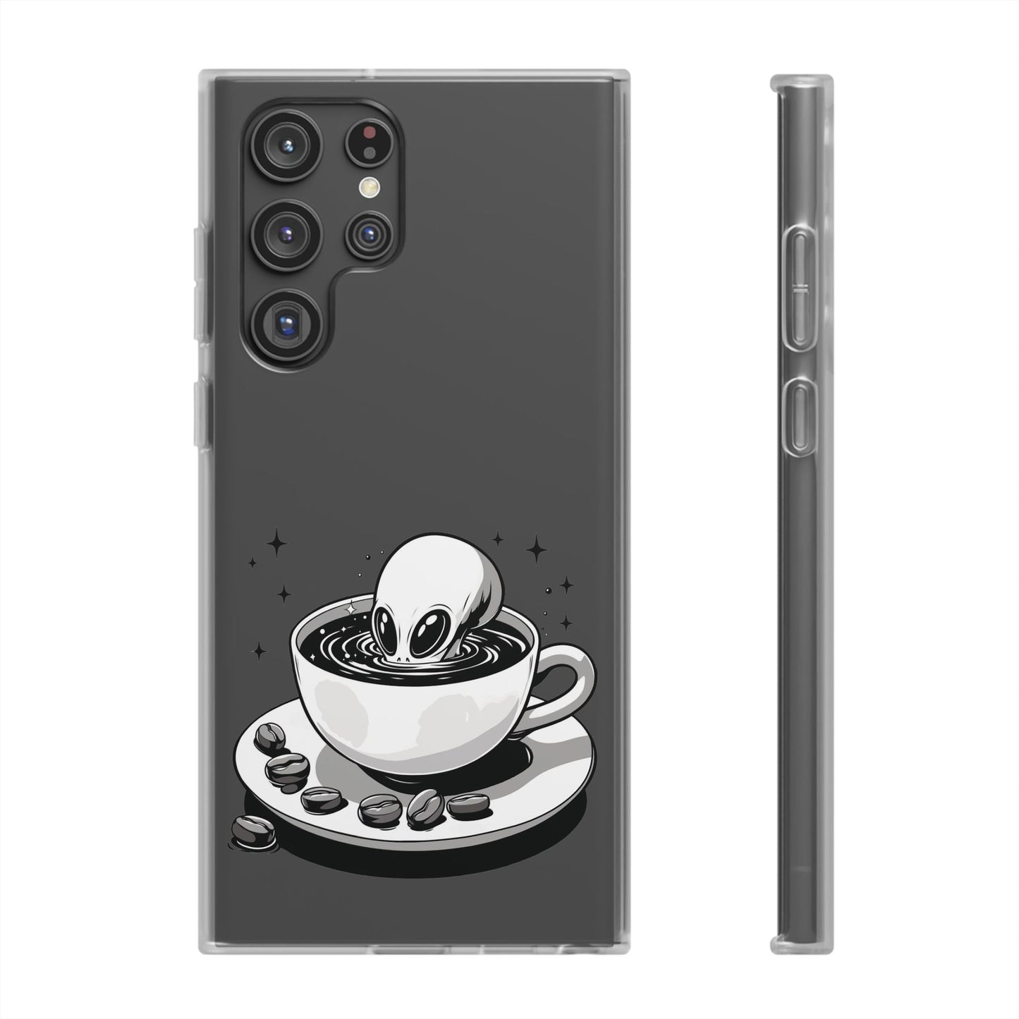 Samsung Flexi Cases | Alien in Coffee