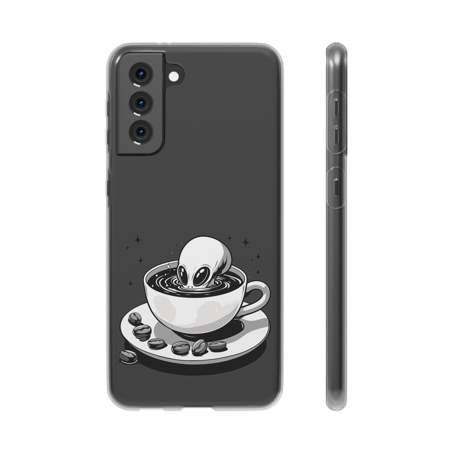 Samsung Flexi Cases | Alien in Coffee