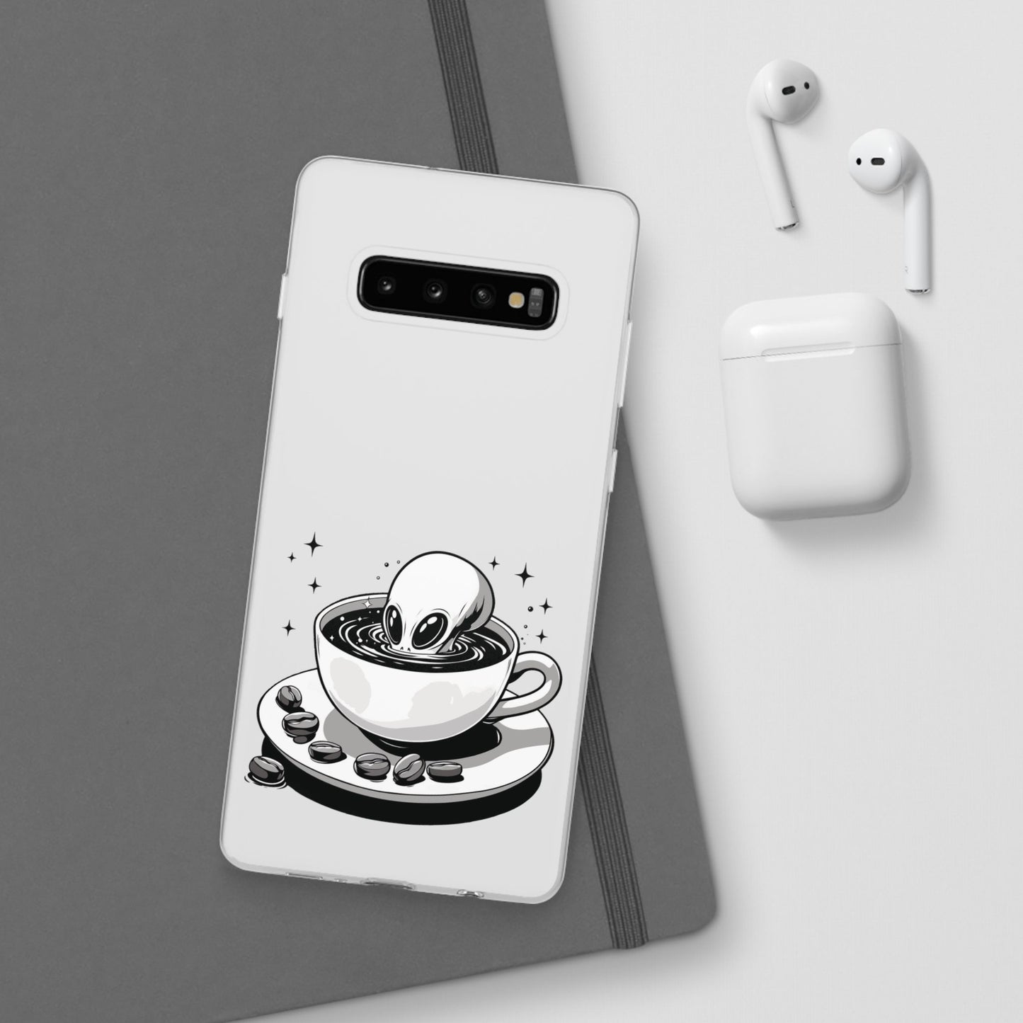 Samsung Flexi Cases | Alien in Coffee