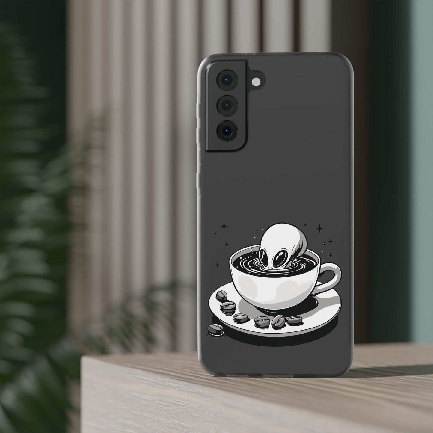Samsung Flexi Cases | Alien in Coffee