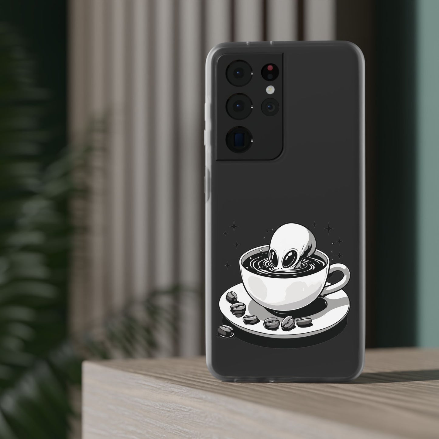 Samsung Flexi Cases | Alien in Coffee