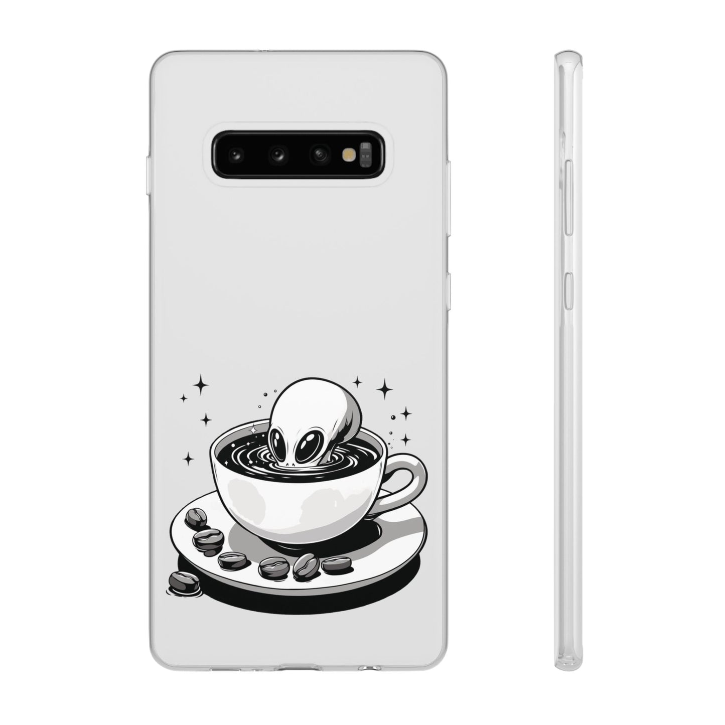 Samsung Flexi Cases | Alien in Coffee