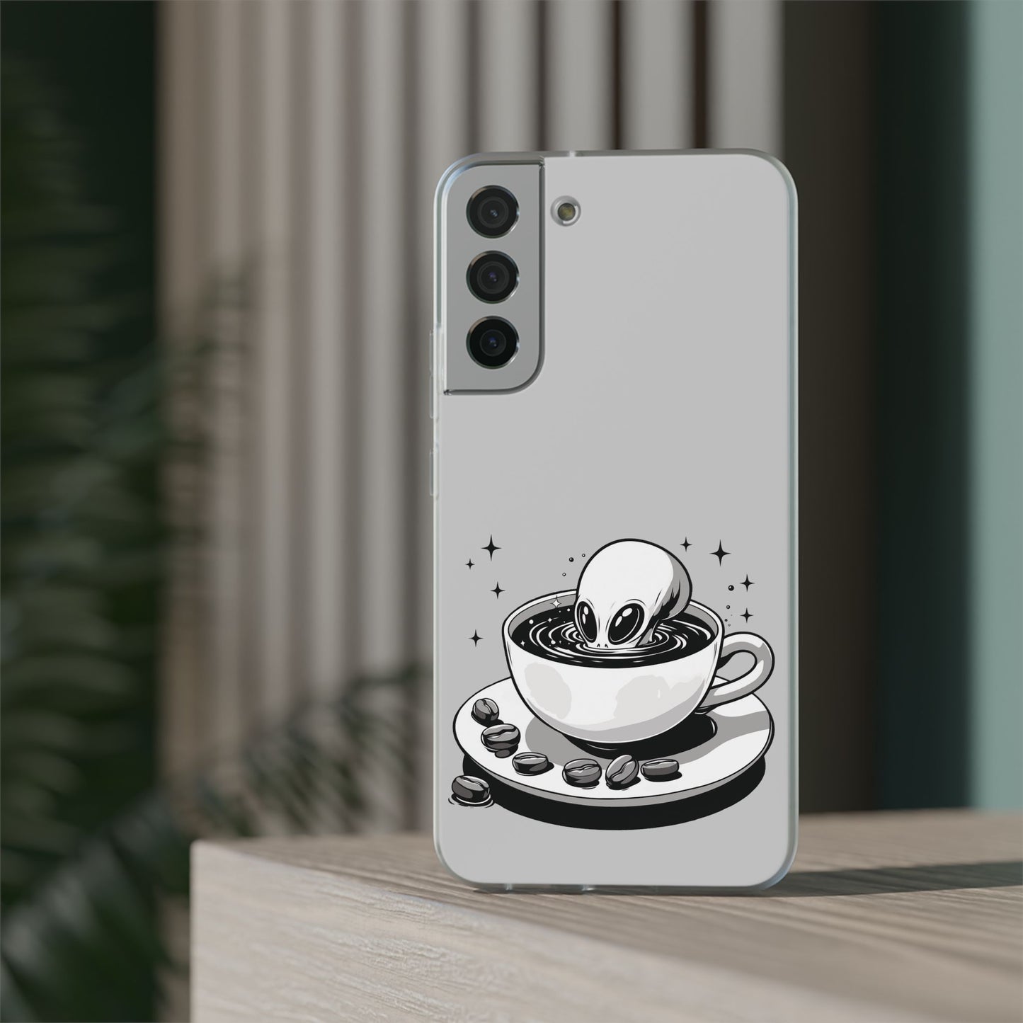 Samsung Flexi Cases | Alien in Coffee