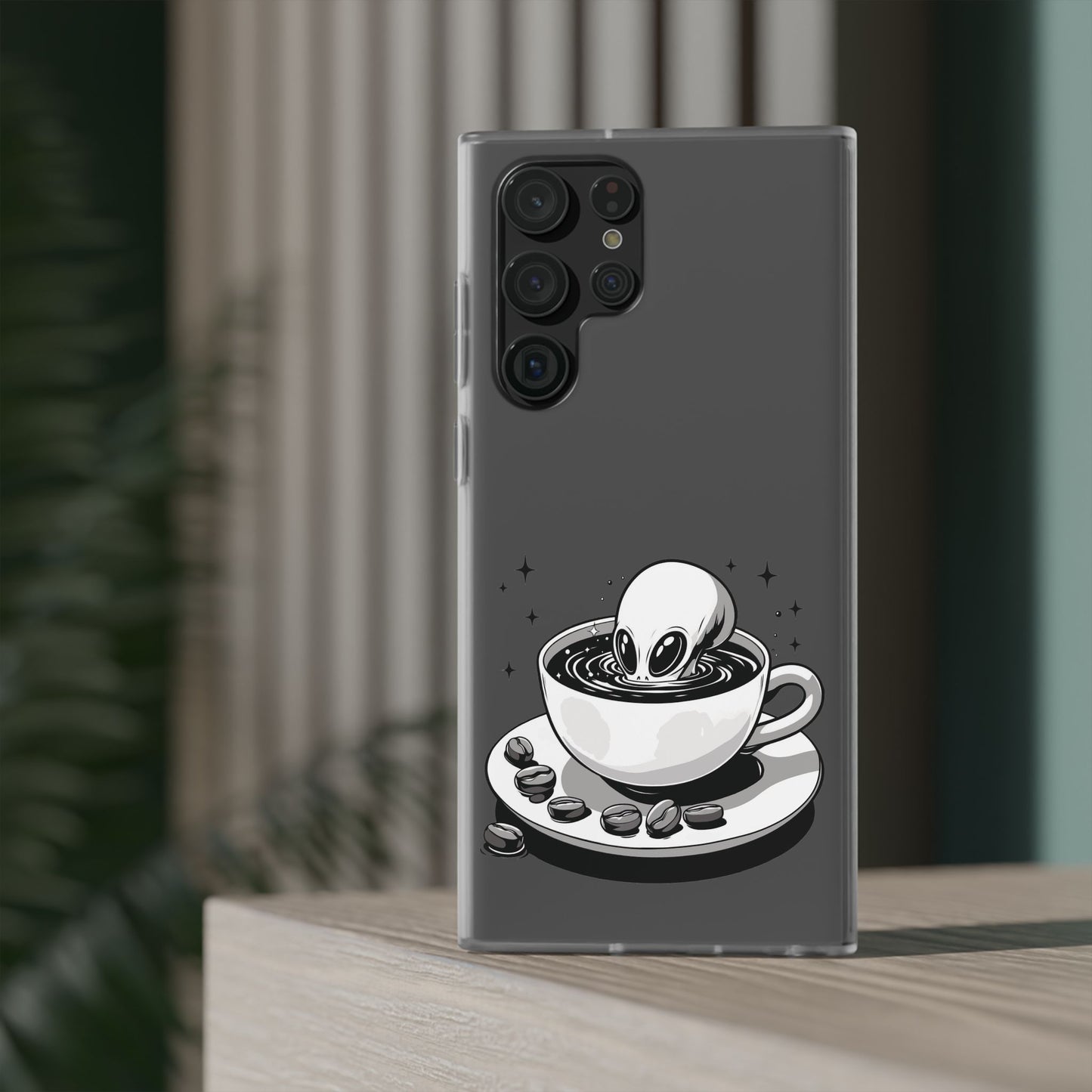 Samsung Flexi Cases | Alien in Coffee