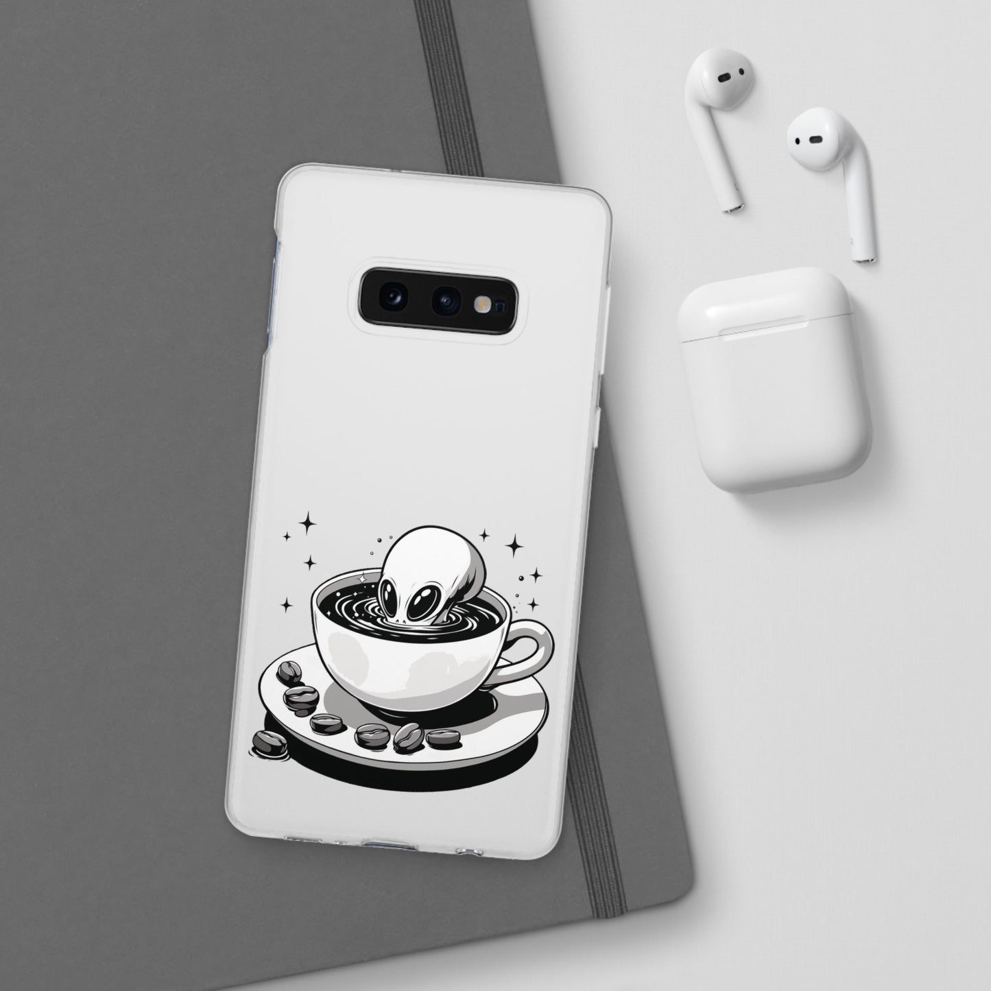 Samsung Flexi Cases | Alien in Coffee