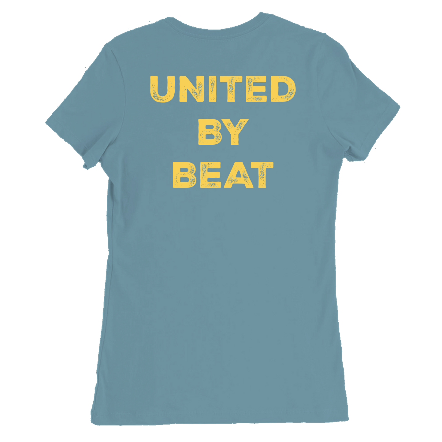 Premium Womens Crewneck T-shirt | House Music - United by Beat