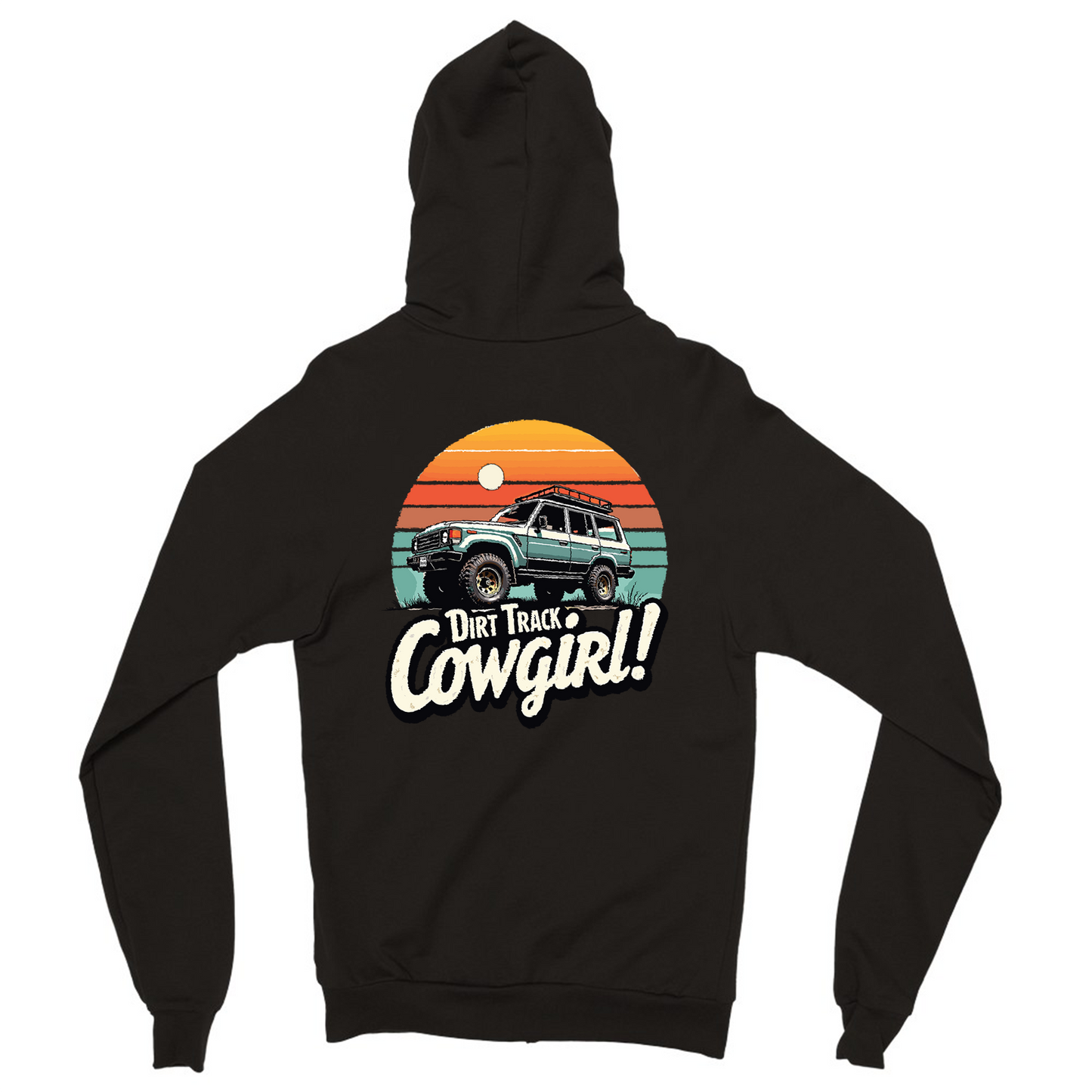 Classic Unisex Zip Hoodie | Dirt Track Cowgirl #1