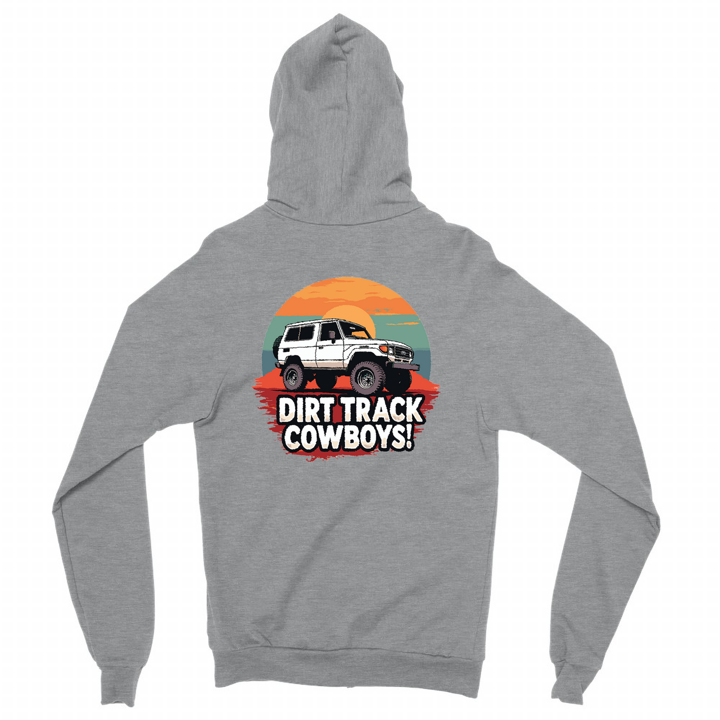 Classic Unisex Zip Hoodie | Dirt Track Cowboys #2