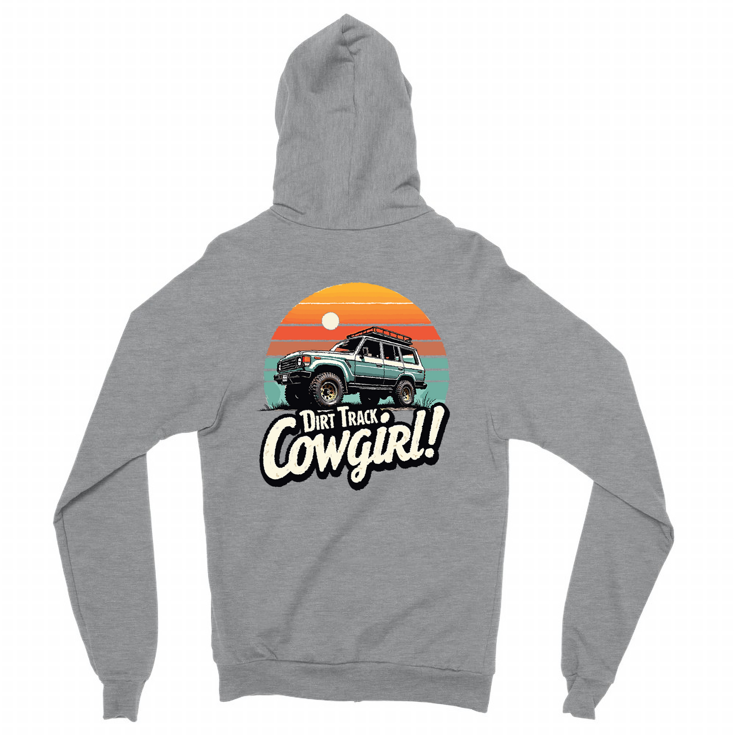 Classic Unisex Zip Hoodie | Dirt Track Cowgirl #1