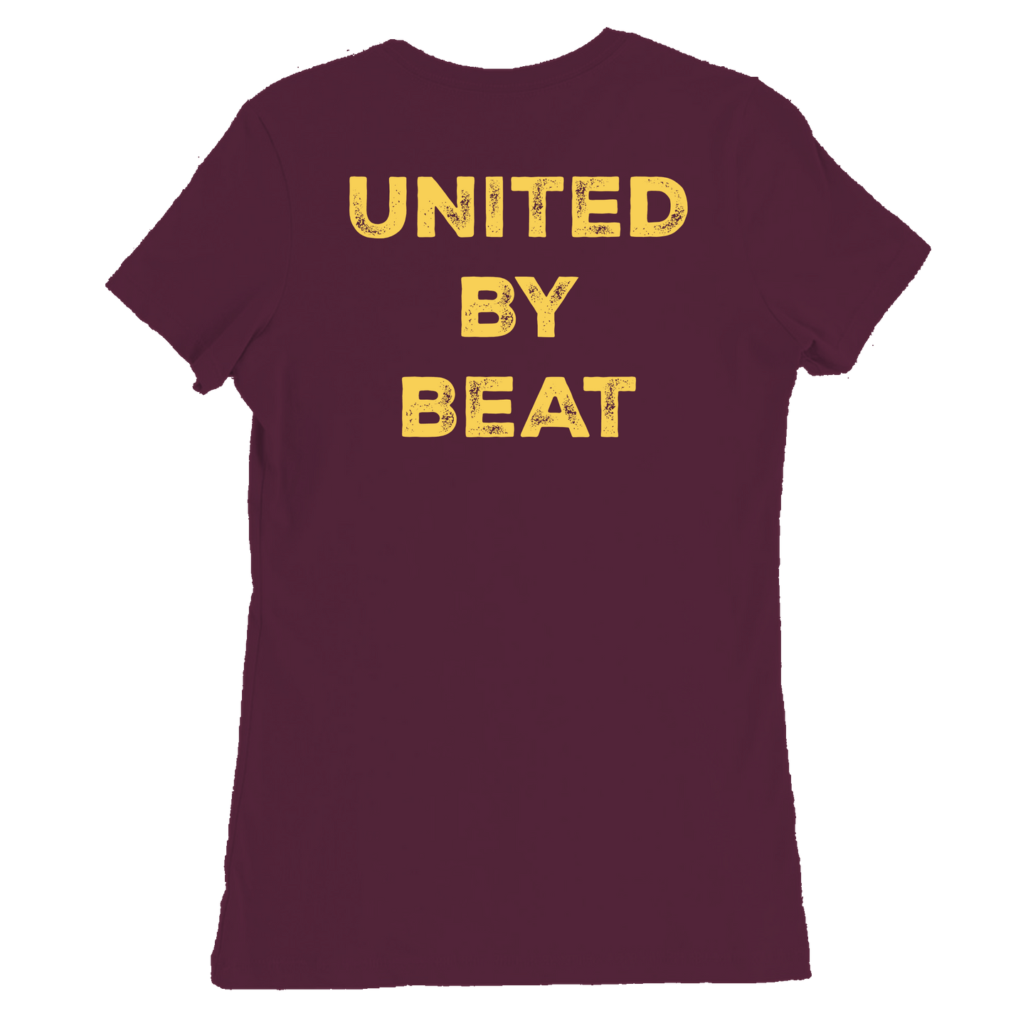 Premium Womens Crewneck T-shirt | House Music - United by Beat