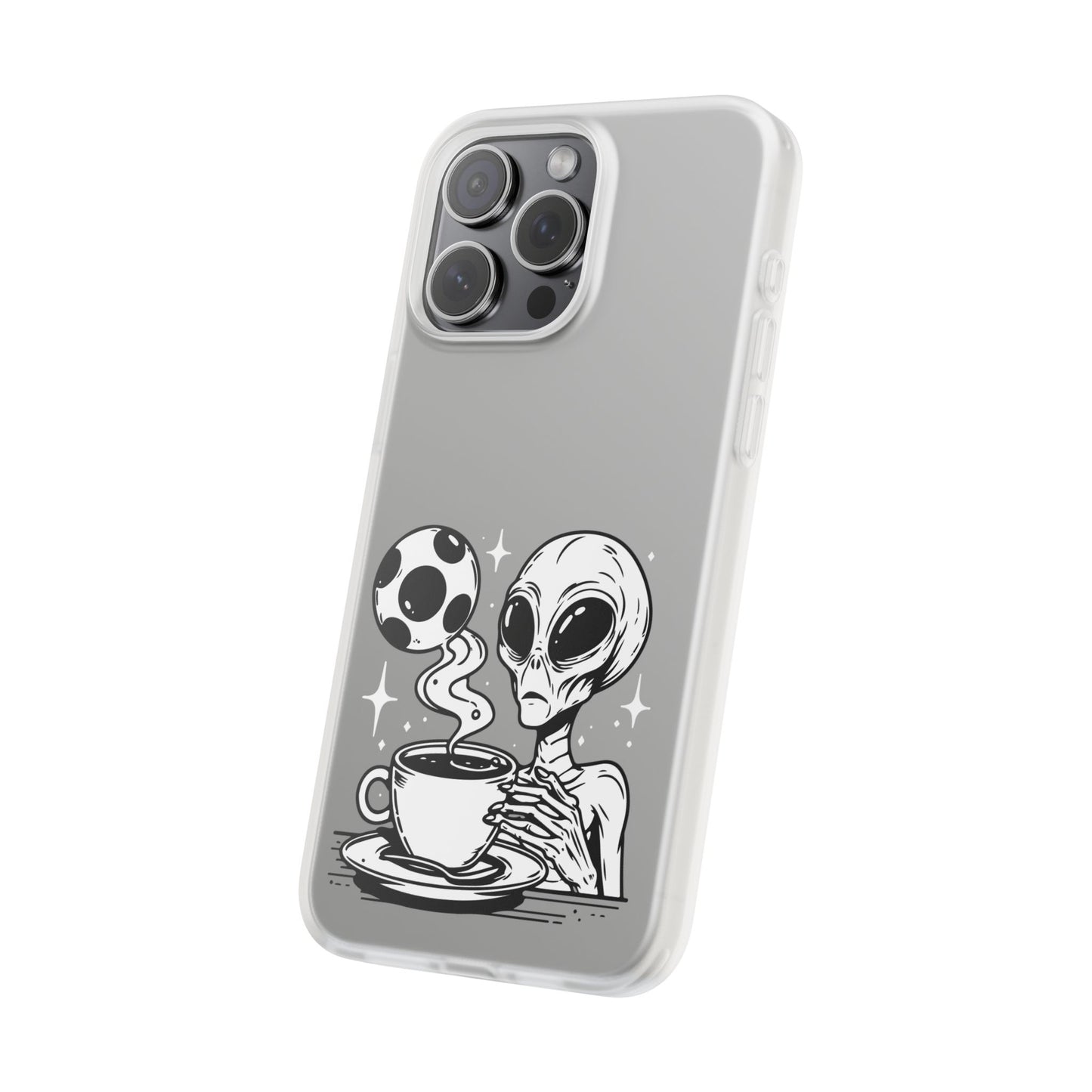 iPhone Flexi Cases | Alien Before Coffee