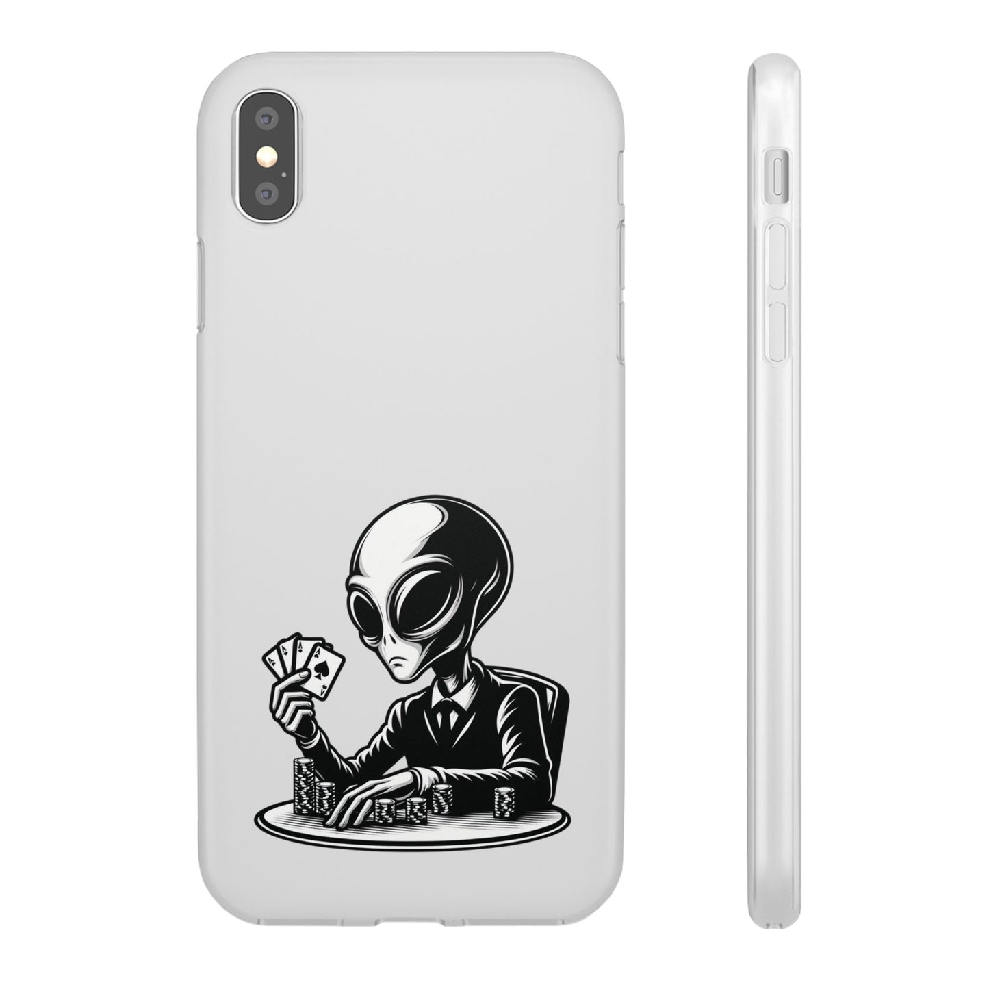 iPhone Flexi Cases | Alien Poker