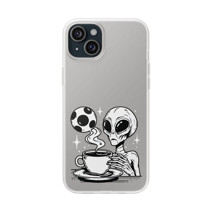 iPhone Flexi Cases | Alien Before Coffee