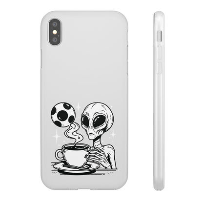 iPhone Flexi Cases | Alien Before Coffee