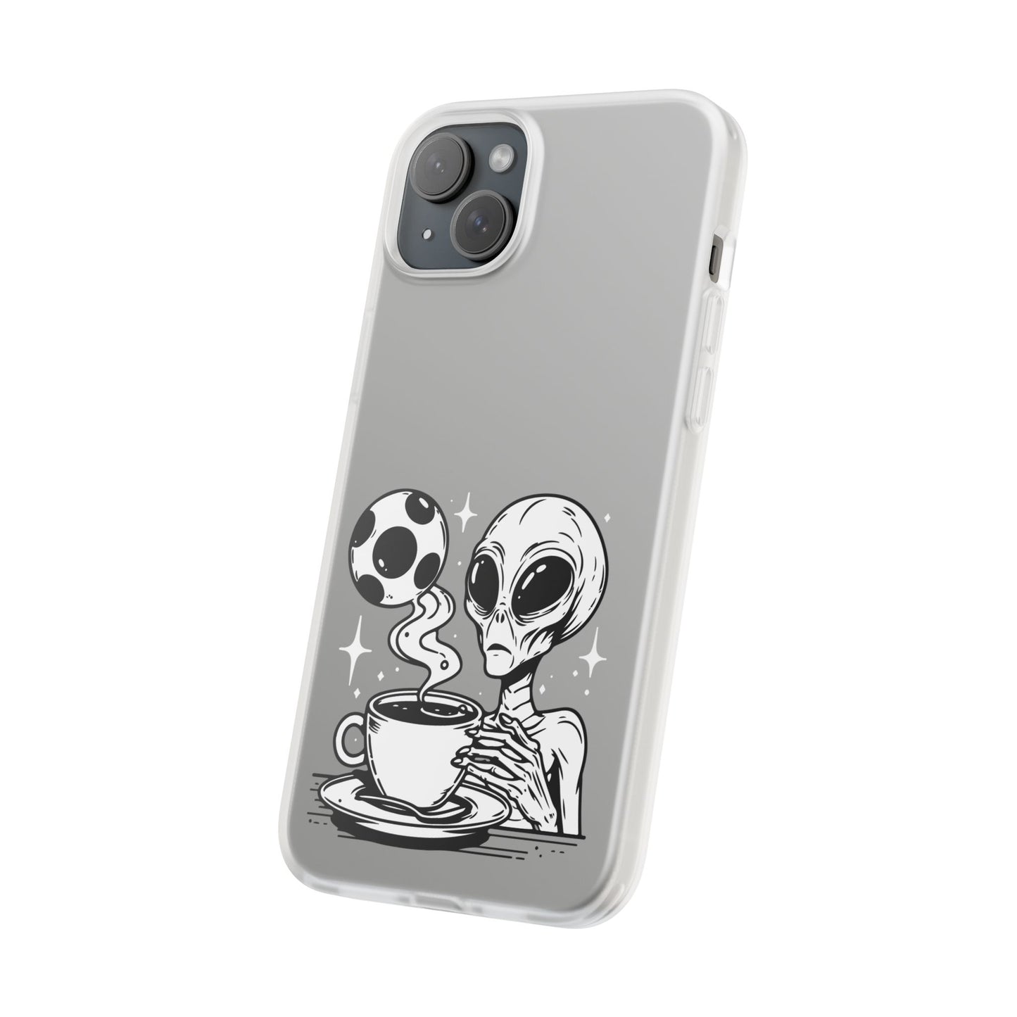 iPhone Flexi Cases | Alien Before Coffee