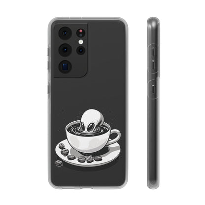 Samsung Flexi Cases | Alien in Coffee