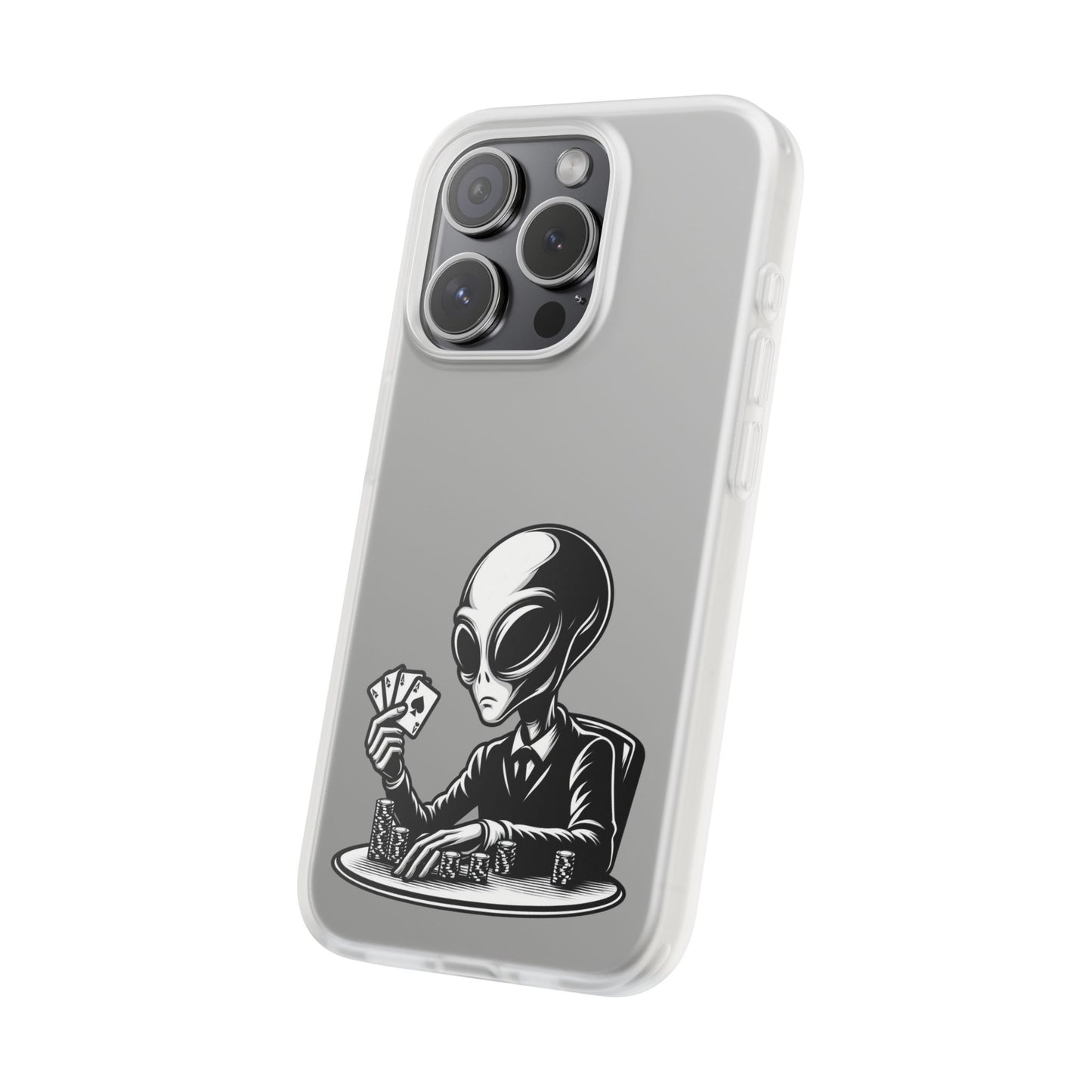 iPhone Flexi Cases | Alien Poker