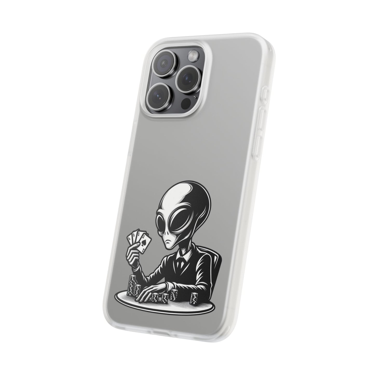 iPhone Flexi Cases | Alien Poker