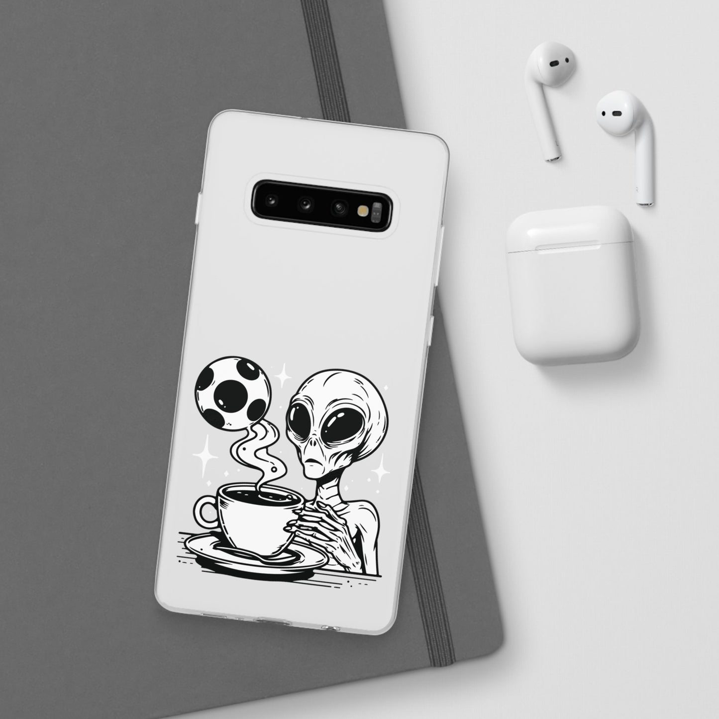 Samsung Flexi Cases | Alien Before Coffee