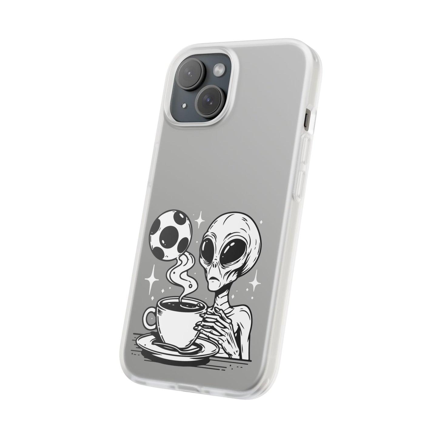 iPhone Flexi Cases | Alien Before Coffee