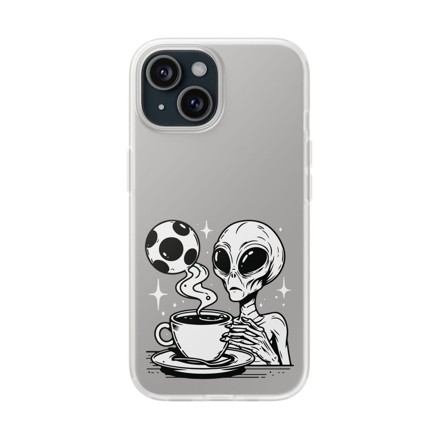 iPhone Flexi Cases | Alien Before Coffee