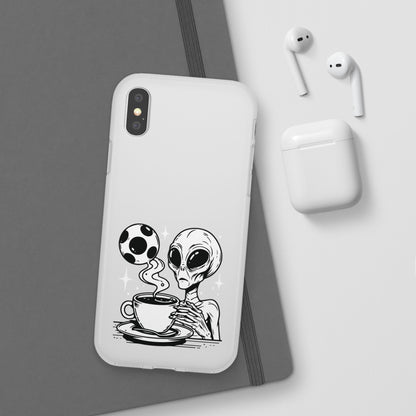 iPhone Flexi Cases | Alien Before Coffee