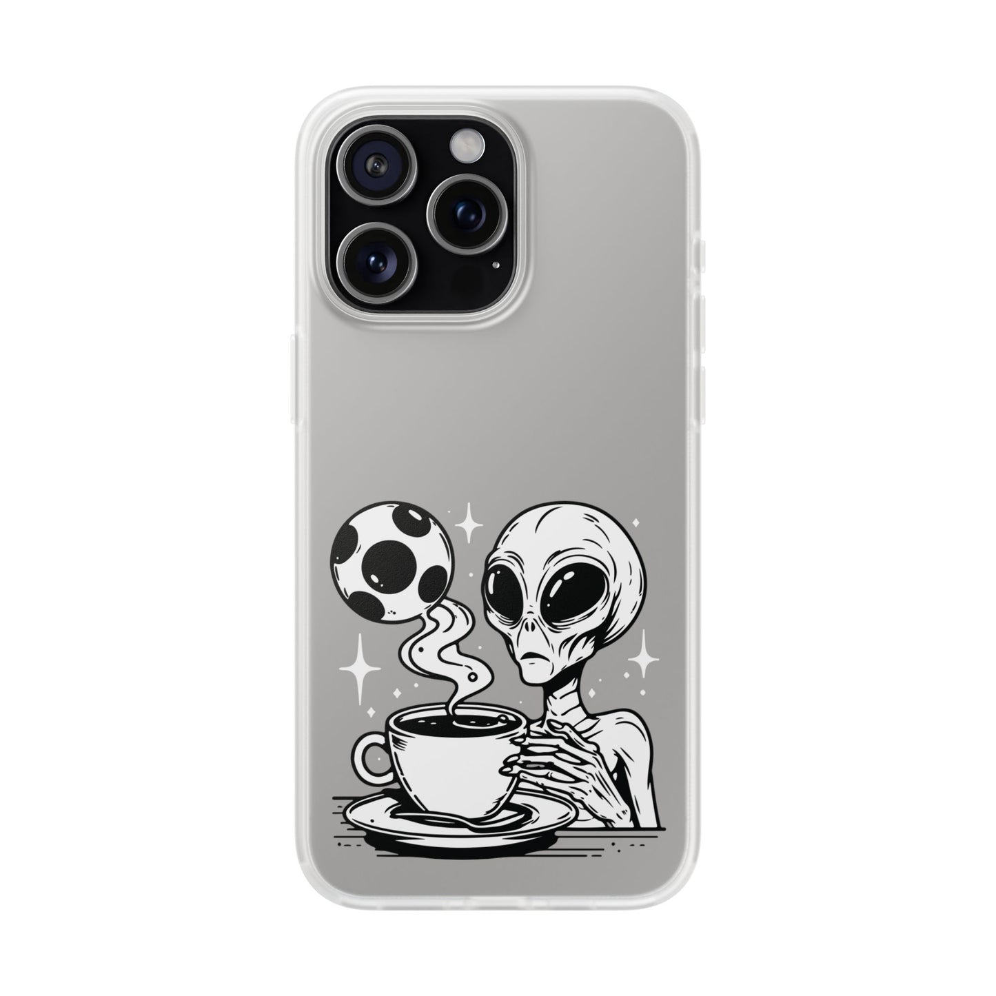 iPhone Flexi Cases | Alien Before Coffee