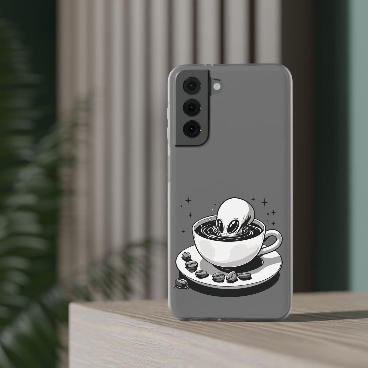 Samsung Flexi Cases | Alien in Coffee