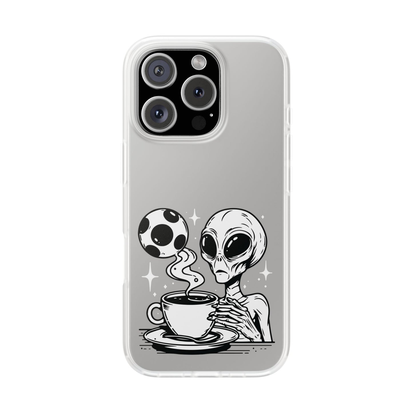 iPhone Flexi Cases | Alien Before Coffee