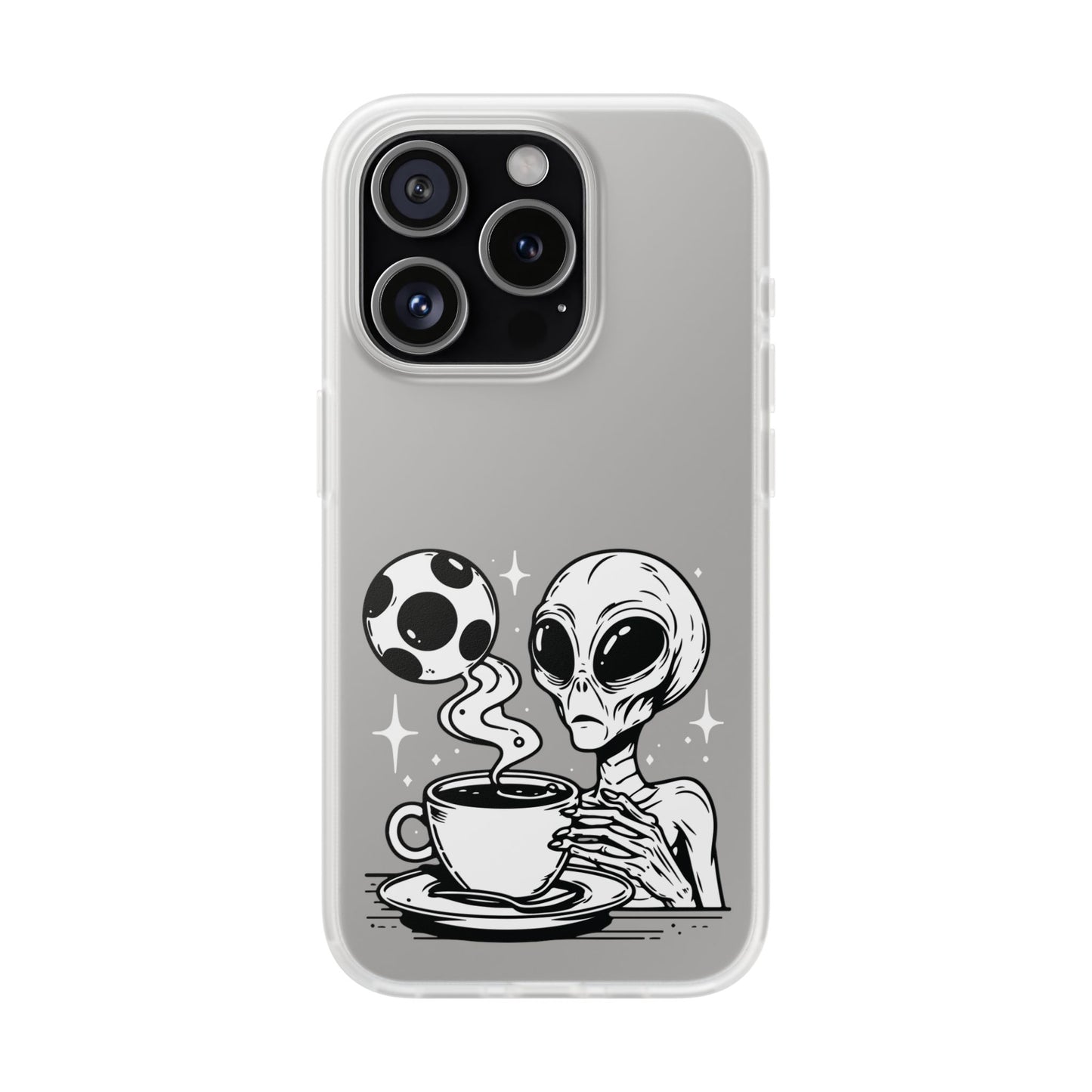 iPhone Flexi Cases | Alien Before Coffee