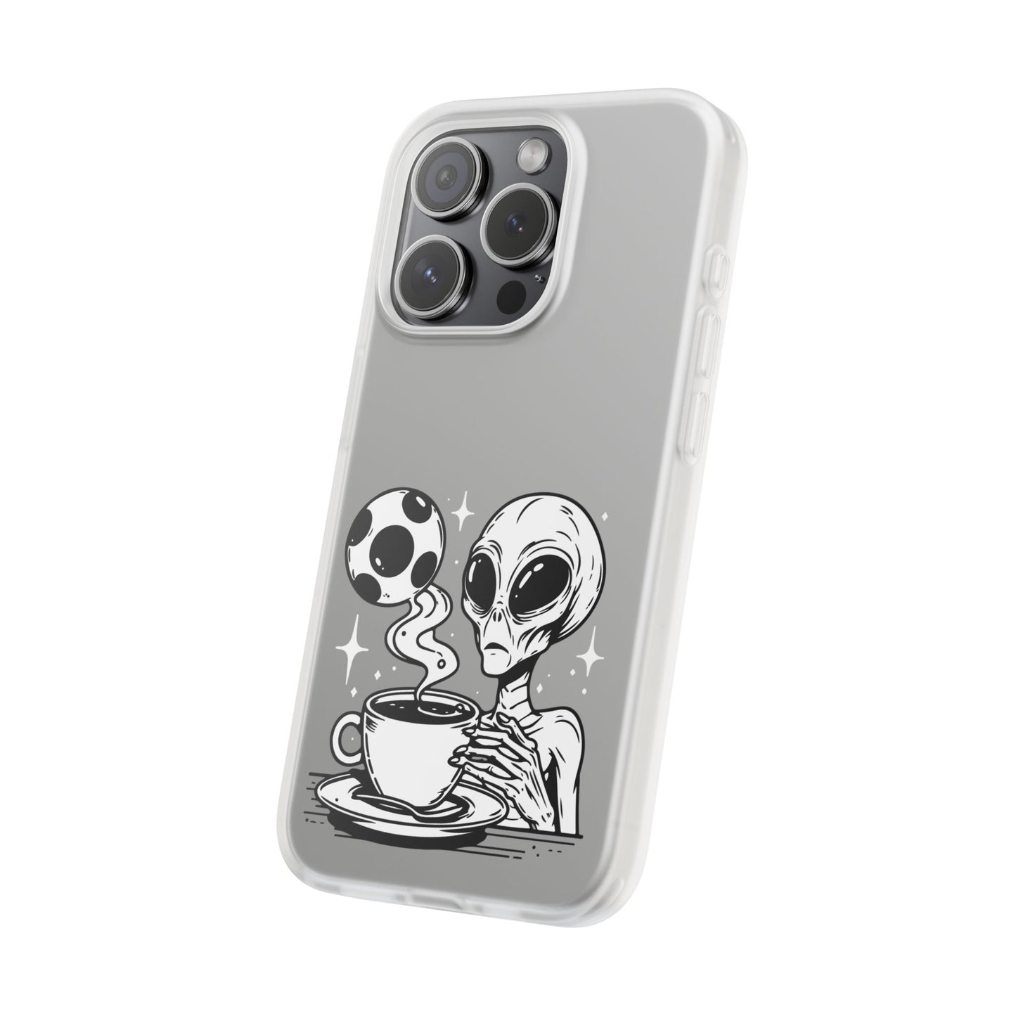 iPhone Flexi Cases | Alien Before Coffee