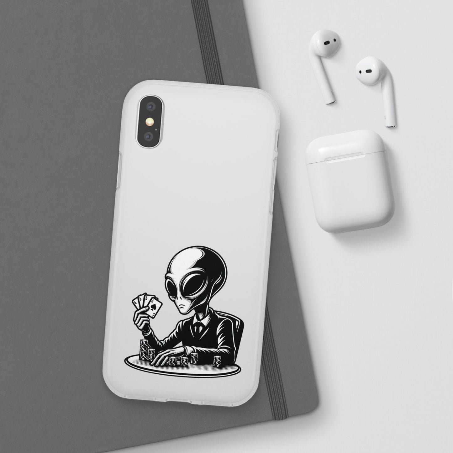 iPhone Flexi Cases | Alien Poker