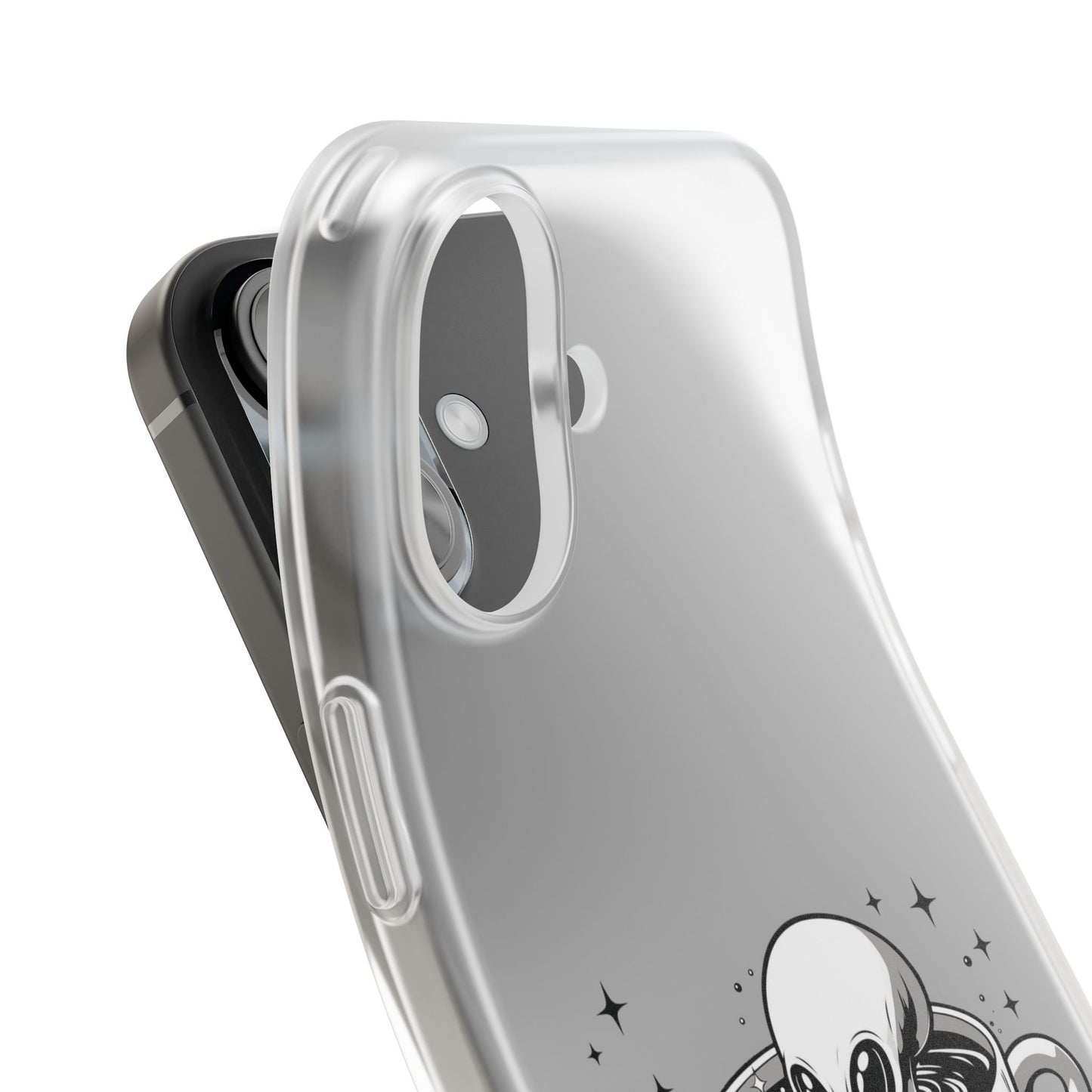 iPhone Flexi Cases | Alien in Coffee