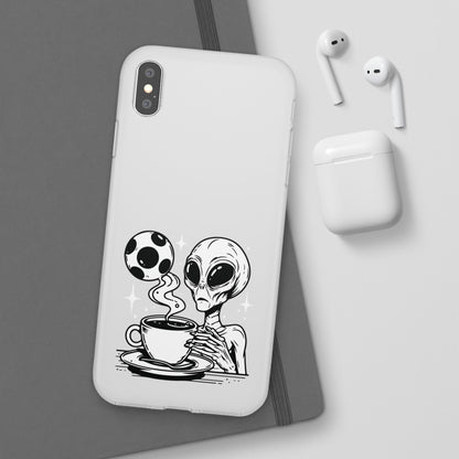 iPhone Flexi Cases | Alien Before Coffee