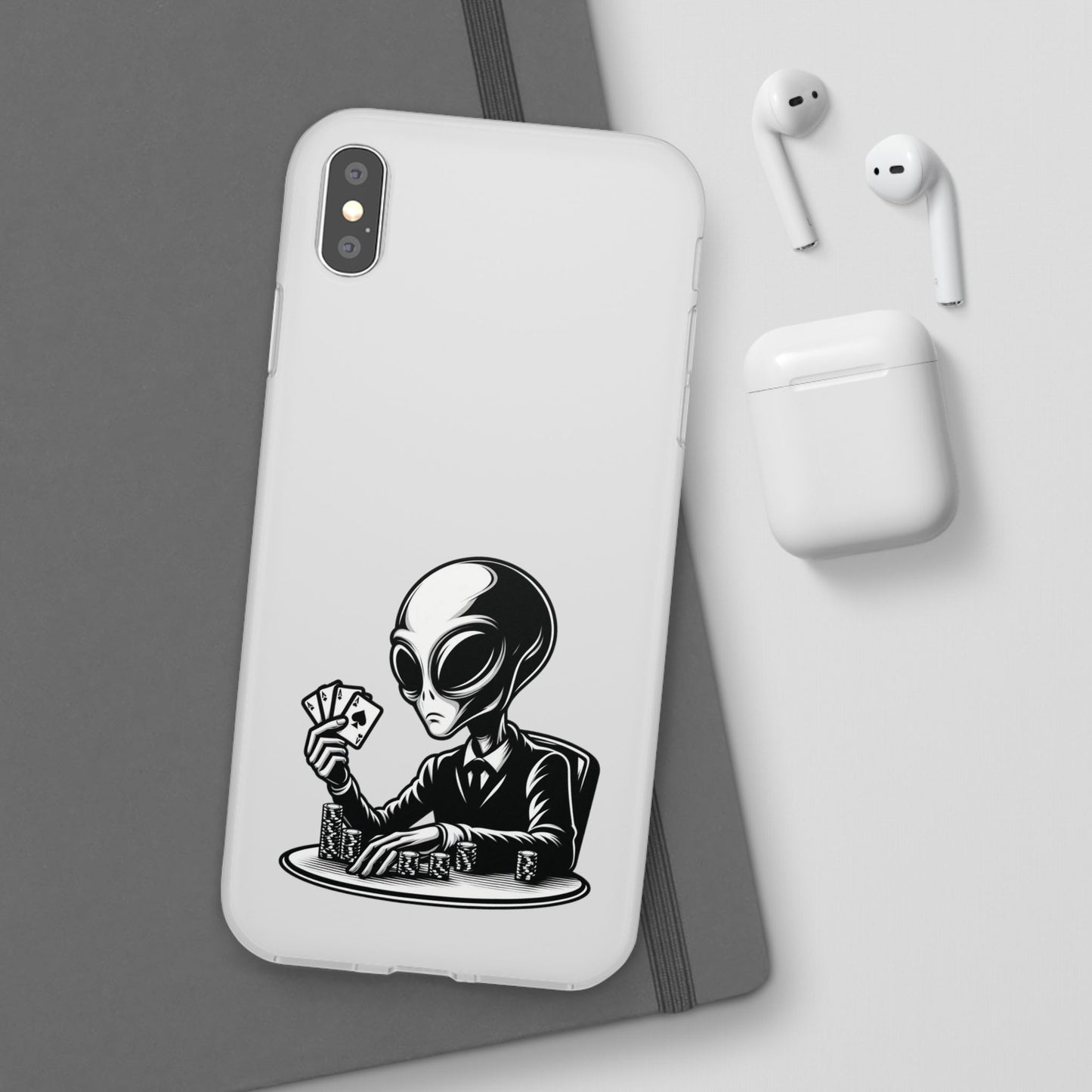 iPhone Flexi Cases | Alien Poker