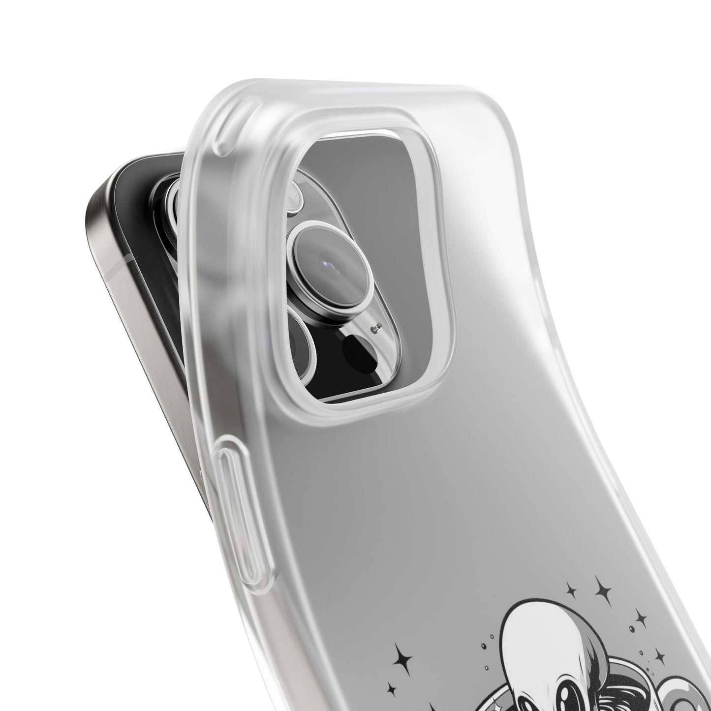 iPhone Flexi Cases | Alien in Coffee