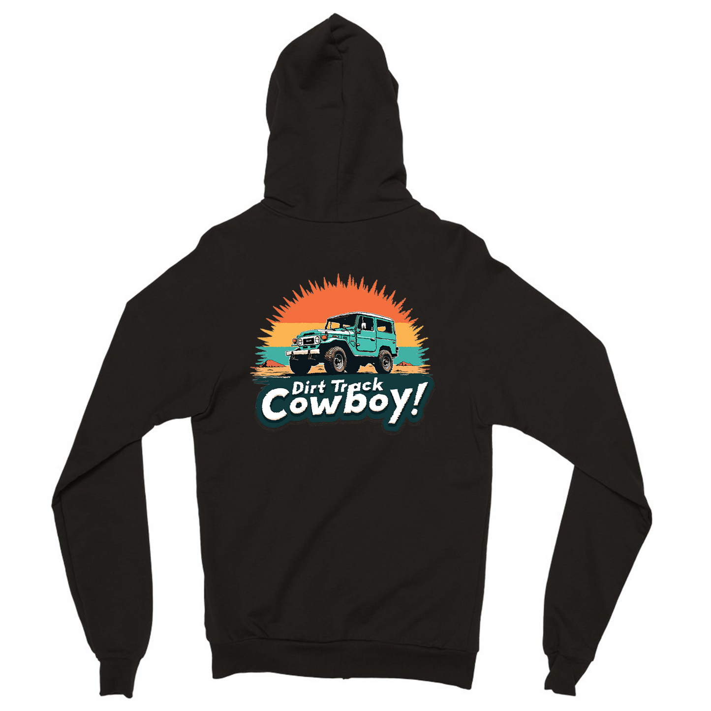 Classic Unisex Zip Hoodie | Dirt Track Cowboy #2