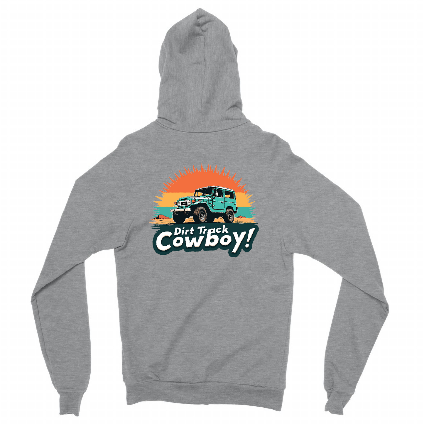 Classic Unisex Zip Hoodie | Dirt Track Cowboy #2