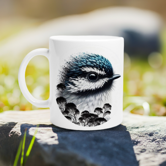 11oz/30ml Ceramic Mug | Fairy Wren